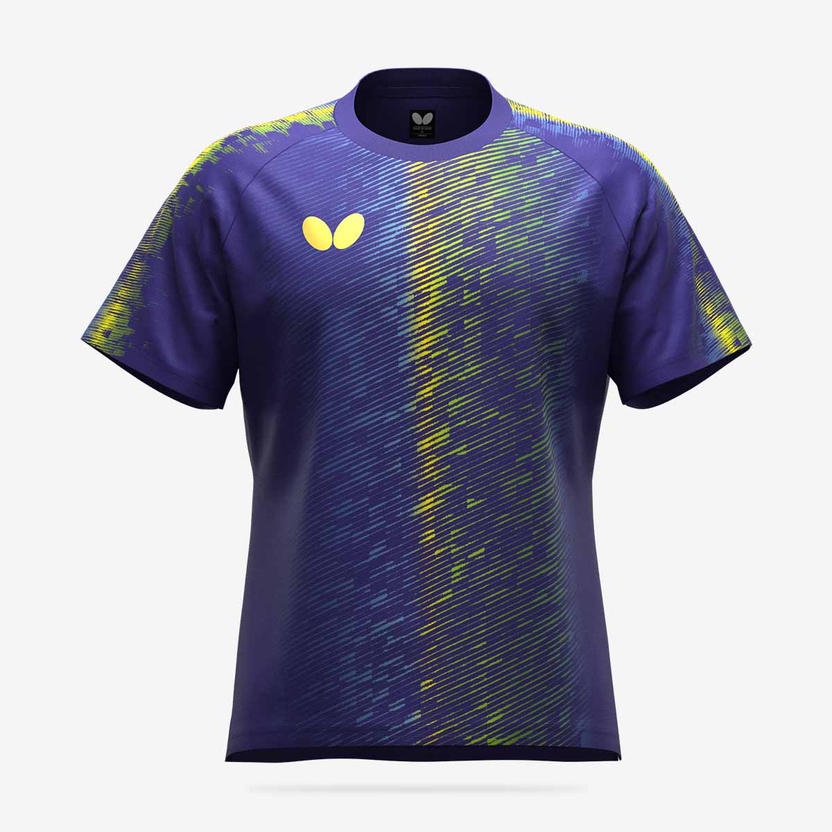 TreatÜrself Butterflyjacquardpeplumtops Claireto T-shirt | Butterfly Table Tennis